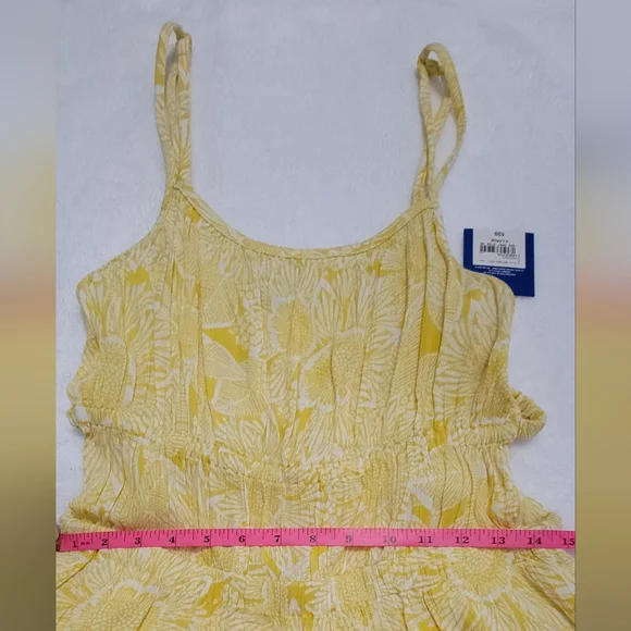 Arizona Jeans Co. Sunflower Print Romper NWT - Picture 10 of 11